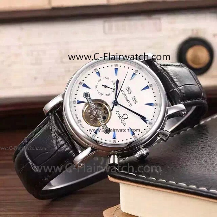 Replica Omega Speedmaster Stainless Steel Tourbillon Watch